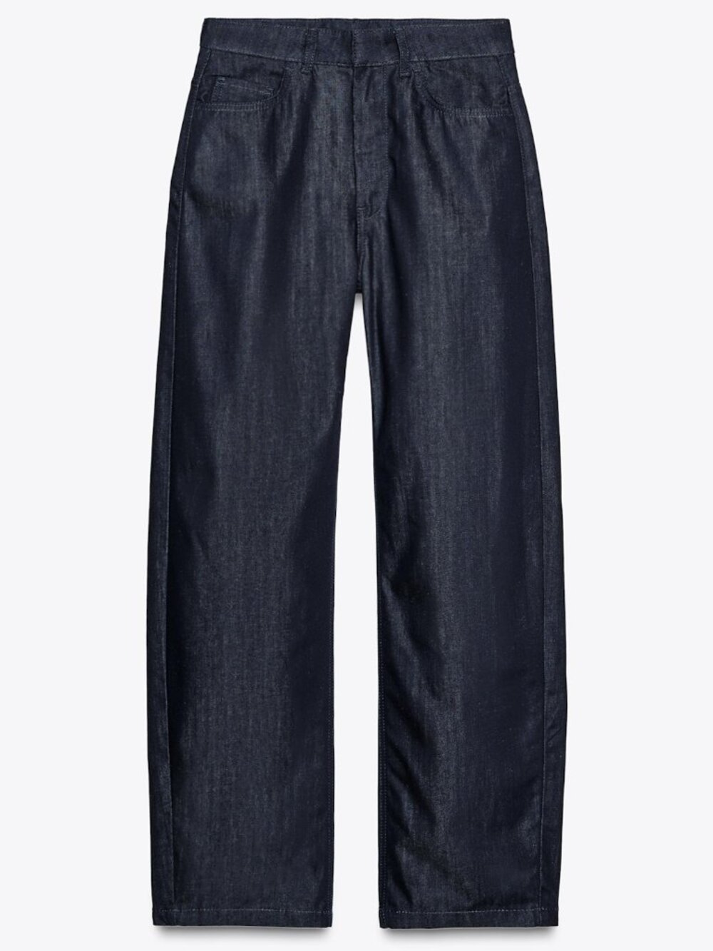 NWT Zara Barrel Denim Trousers Size 4